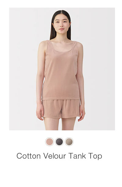 Shop Cotton Velour Tank Top