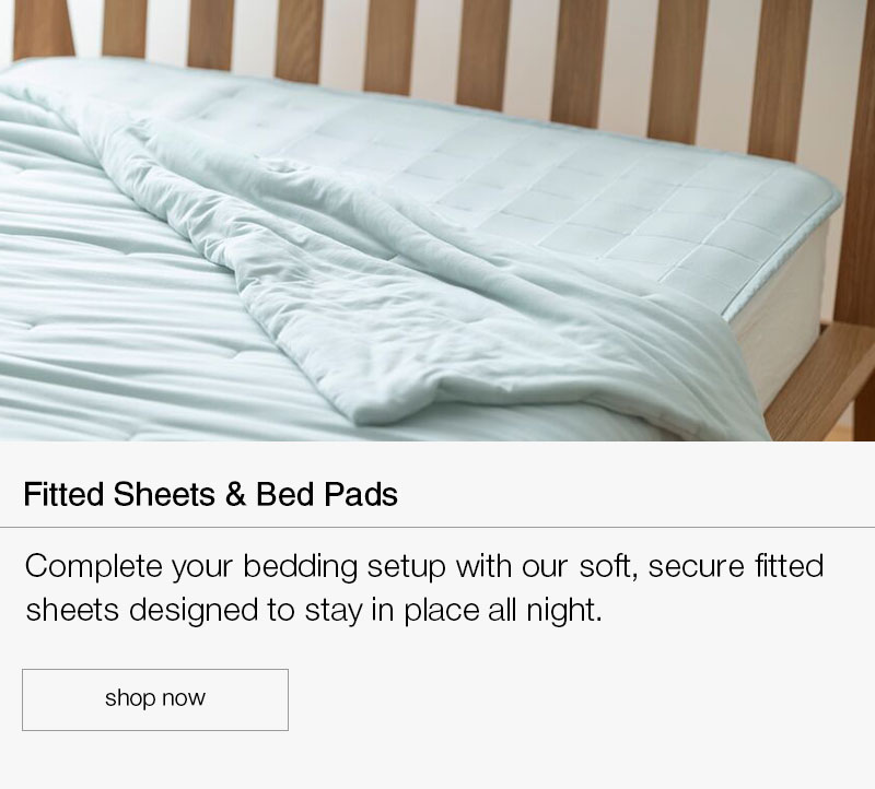 Shop Fitted Sheets & Bed Pads