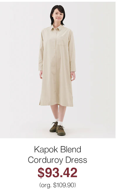 Shop Kapok Blend Corduroy Dress