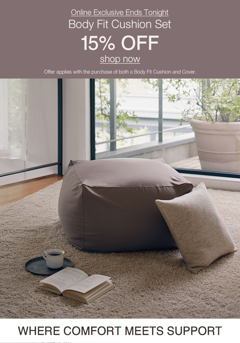 Free Shipping On Body Fit Cushions