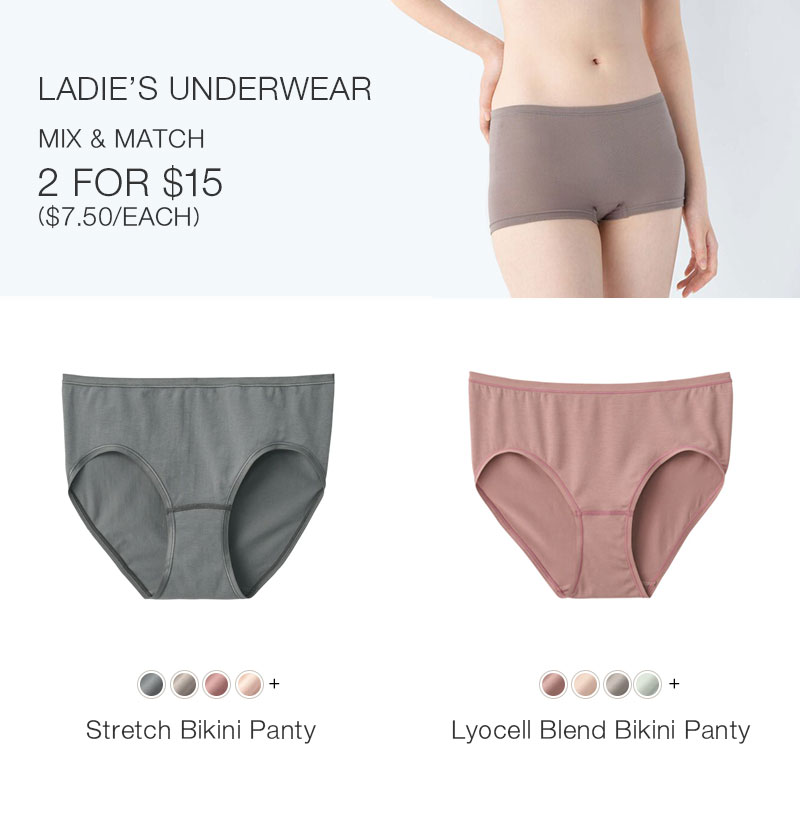 Shop Ladies Underwear 2 For $15