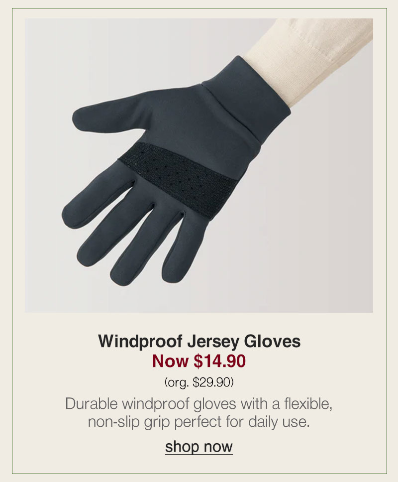 Shop Windproof Jersey Gloves