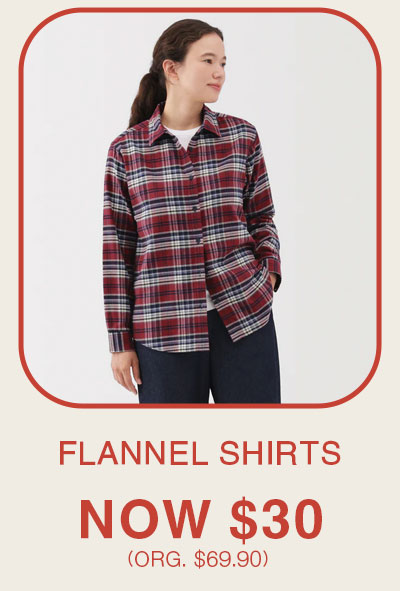 Shop Flannel Shirts Now $30