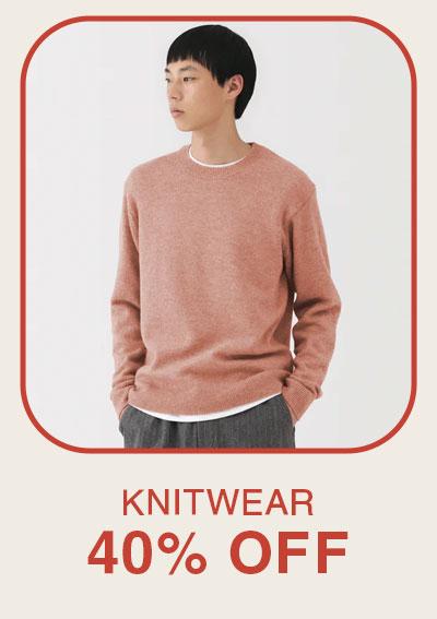 Shop Knitwear 40% OFF