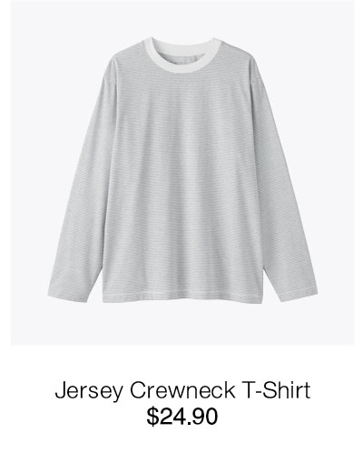 Shop Jersey Crewneck T-Shirt
