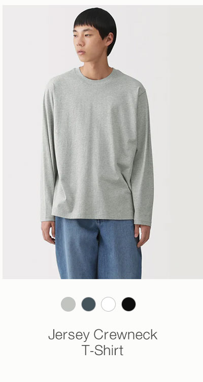Shop Jersey Crewneck T-Shirt