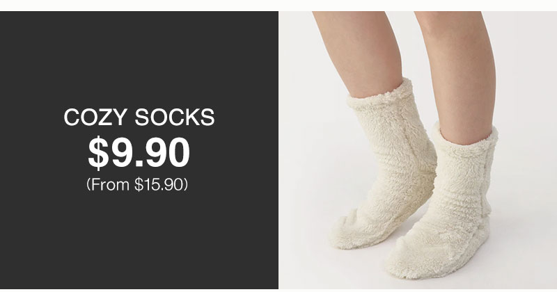 Shop Cozy Socks $9.90
