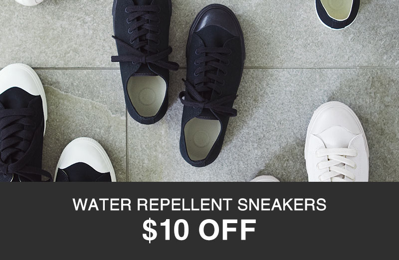 Shop Water Repellent Sneakers $10 OFF