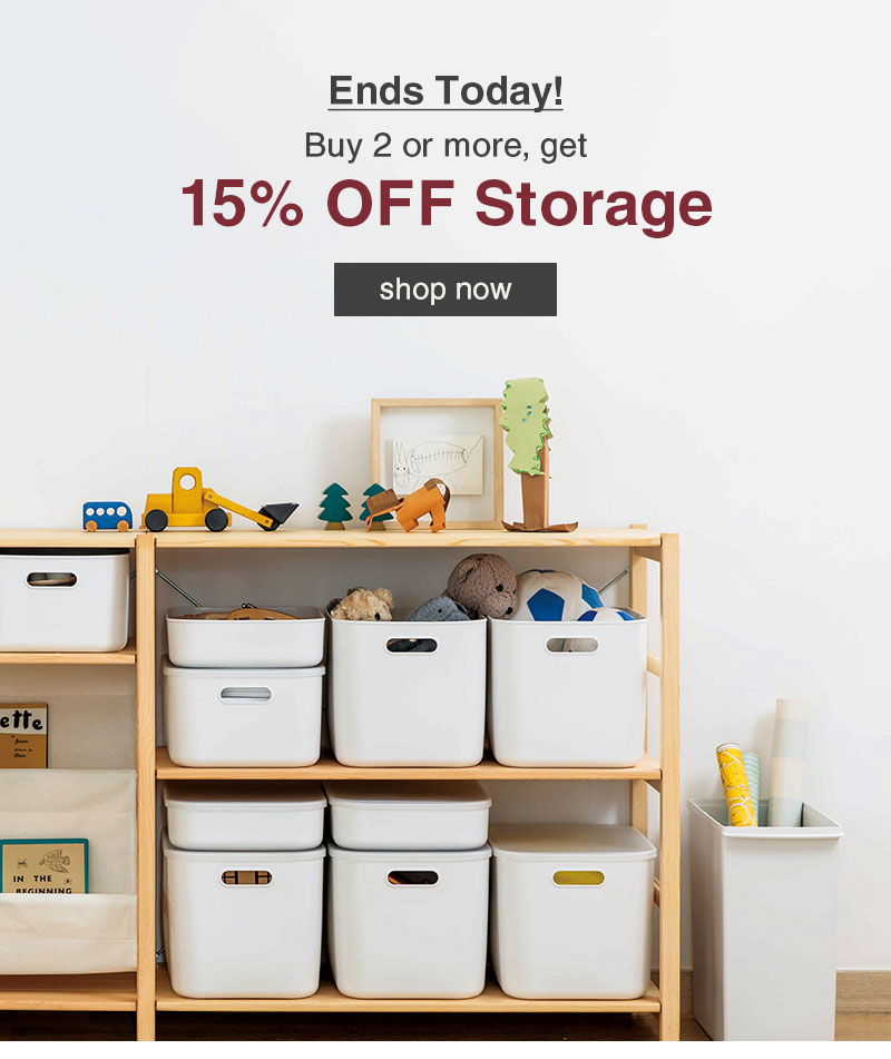 Shop 2+ 15% OFF Storage