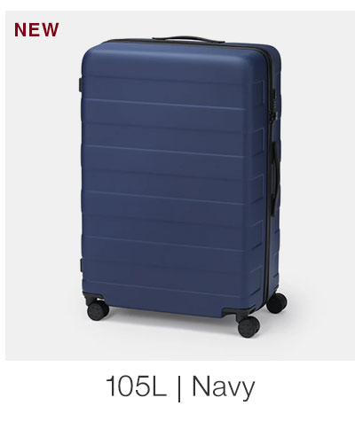 Shop Navy 105L Hard Shell Suitcase