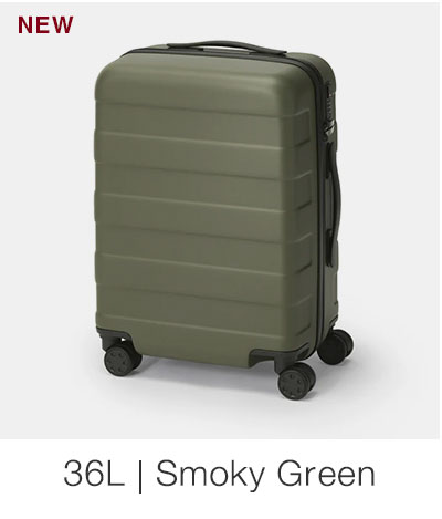 Shop Smoky Green 36L Hard Shell Suitcase