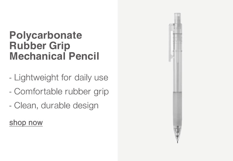 Shop Polycarbonate Rubber Grip Mechanical Pencil