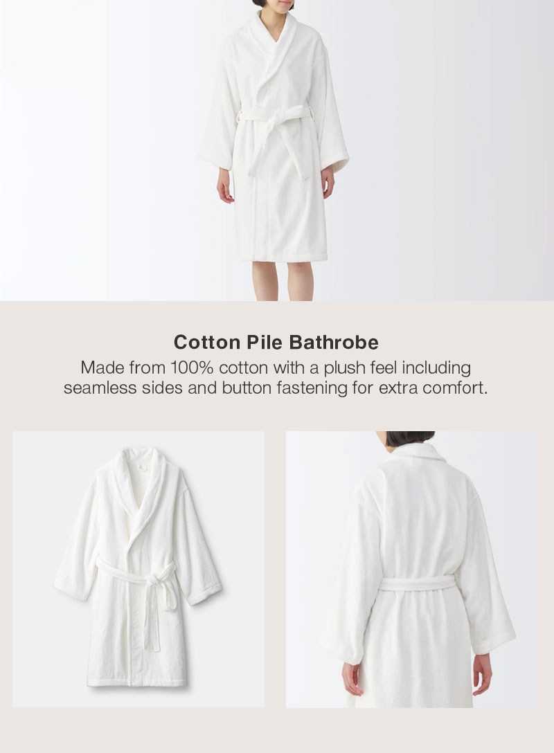 Shop Cotton Pile Bathrobe