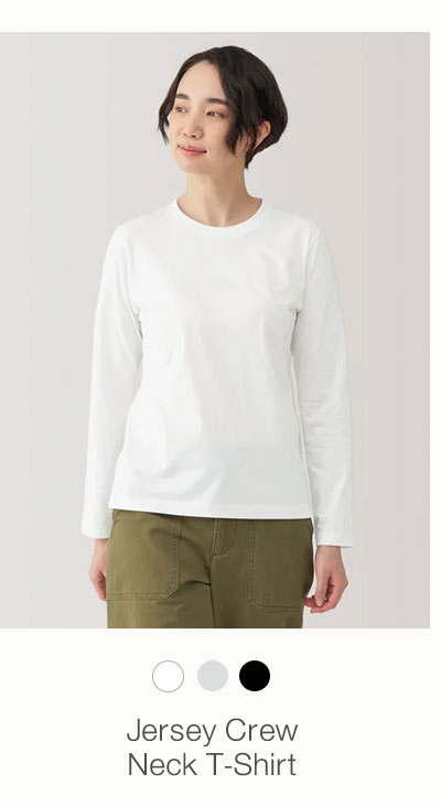 Shop Jersey Crew Neck T-Shirt