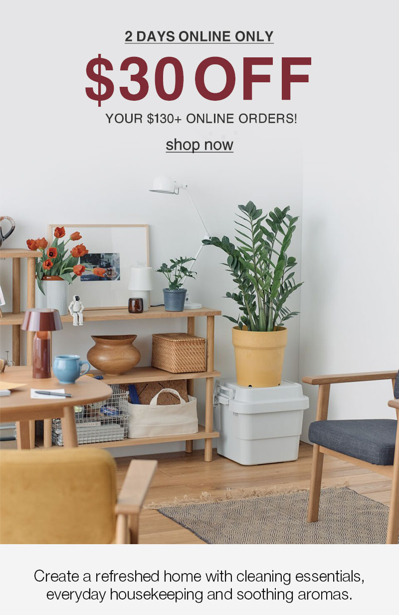 Shop $30 OFF Your $130 Online Orders