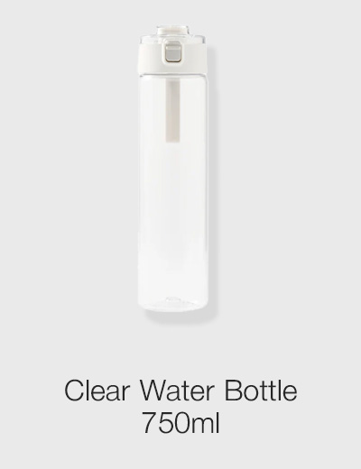 Shop Clear Water Bottle 750ml