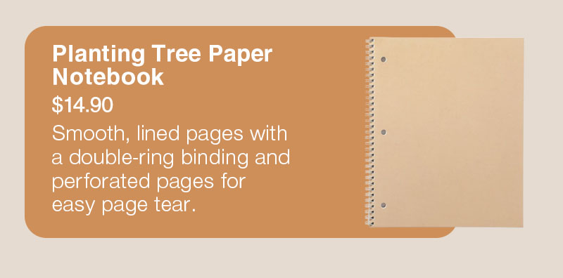 Shop Planting Tree Paper Notebook