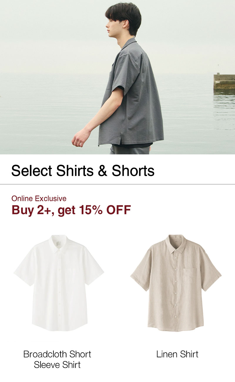 Shop Select Shirts & Shorts | Buy 2+, get 15% OFF 