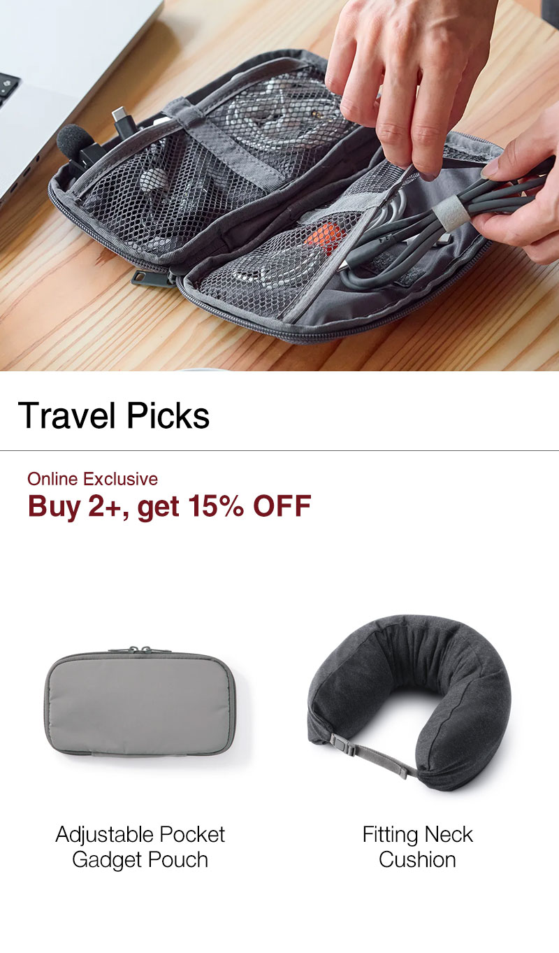 Shop Travel Picks | Buy 2+, get 15% OFF 