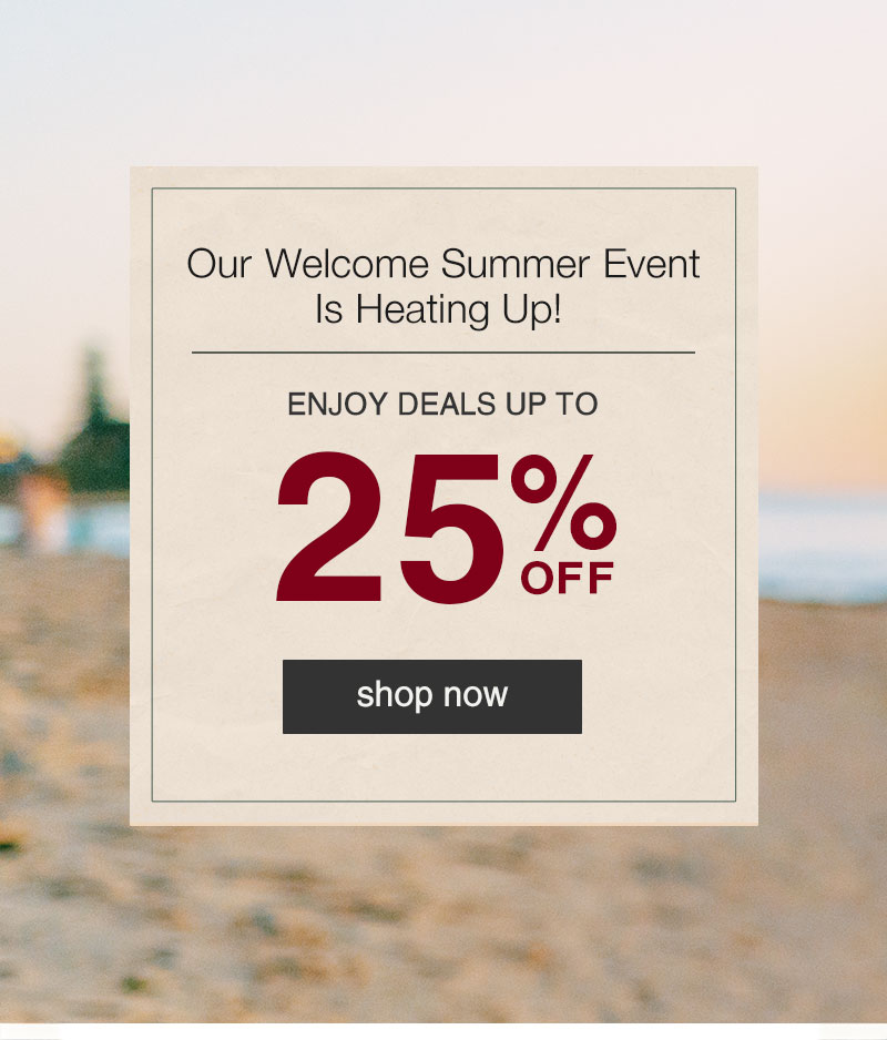 Shop Deals Up to 25% OFF 