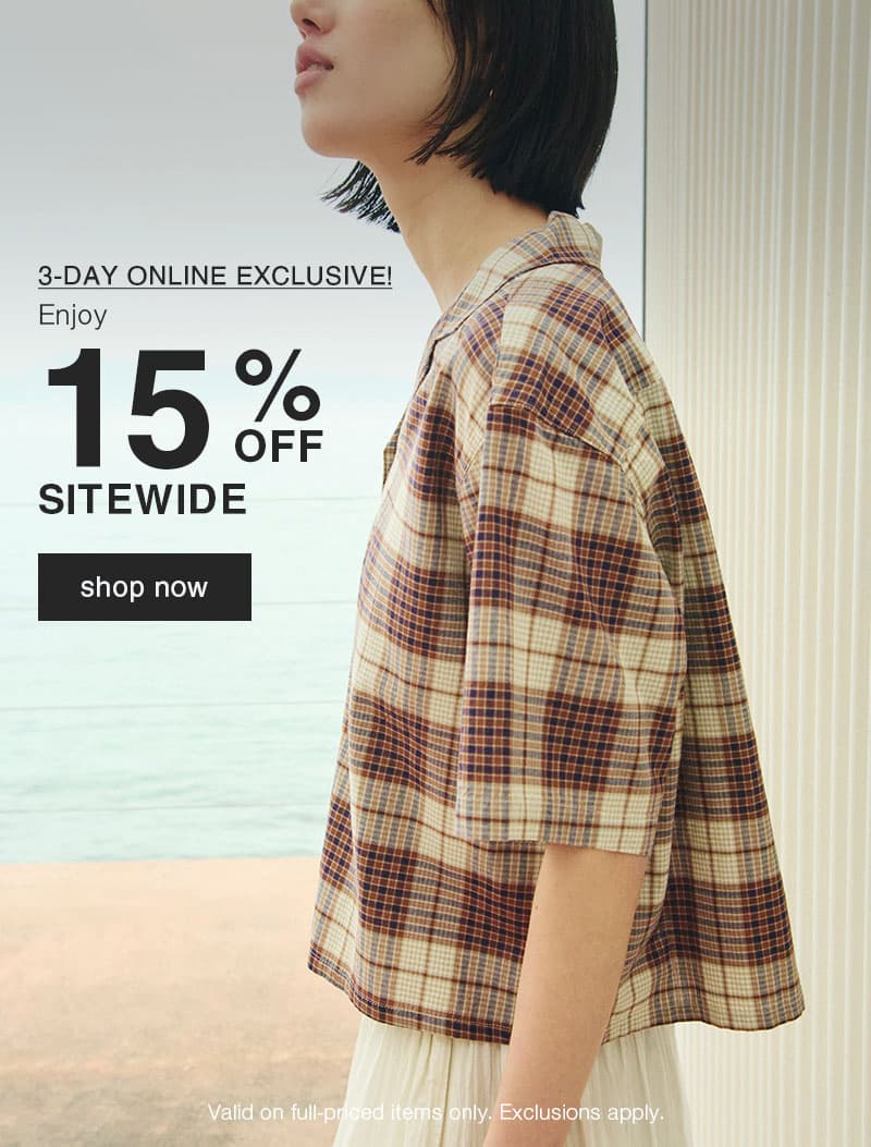 15% OFF Sitewide