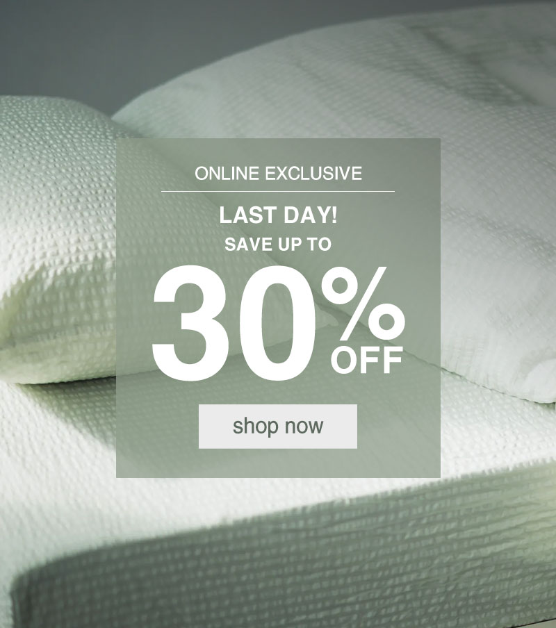 Last Day Save Up to 30% OFF