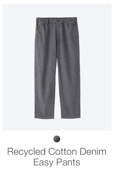 Shop Recycled Cotton Denim Easy Pants