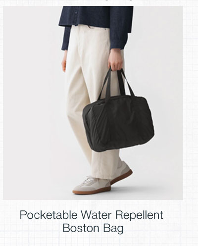Shop Pocketable Boston Bag