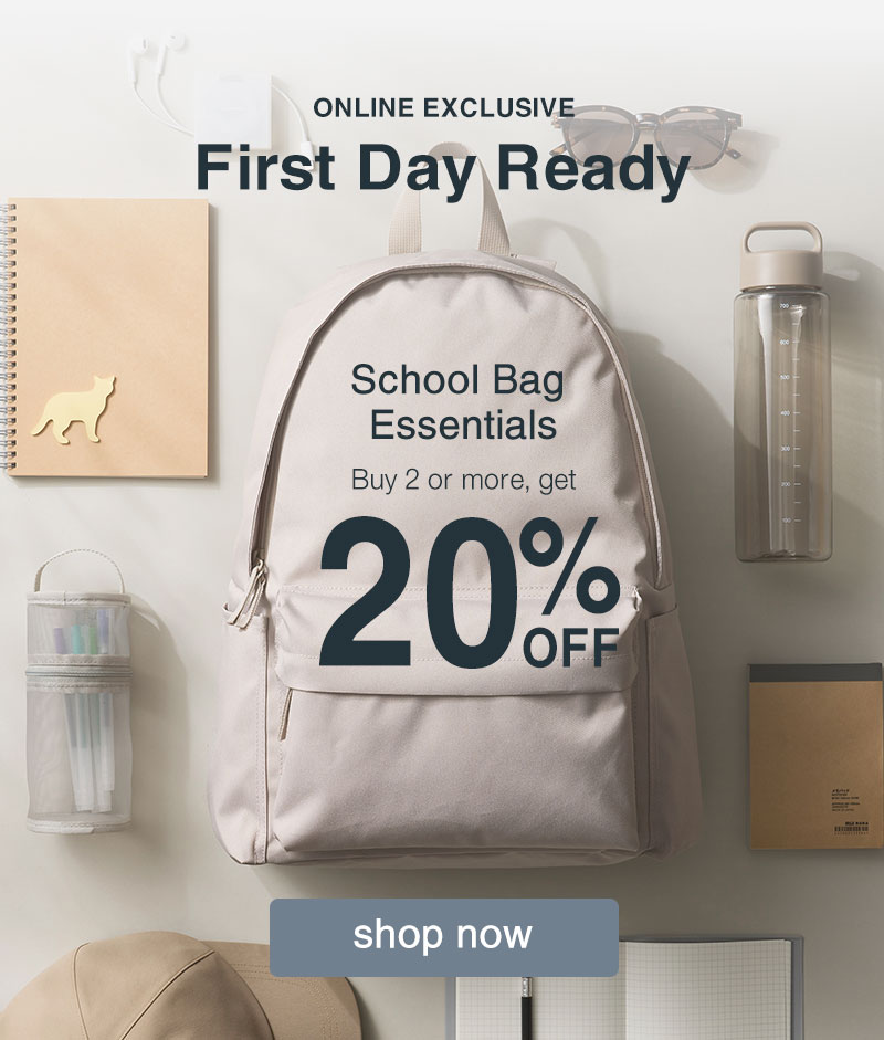 Shop 20% Off 2+ School Bag Essentials Online Only!
