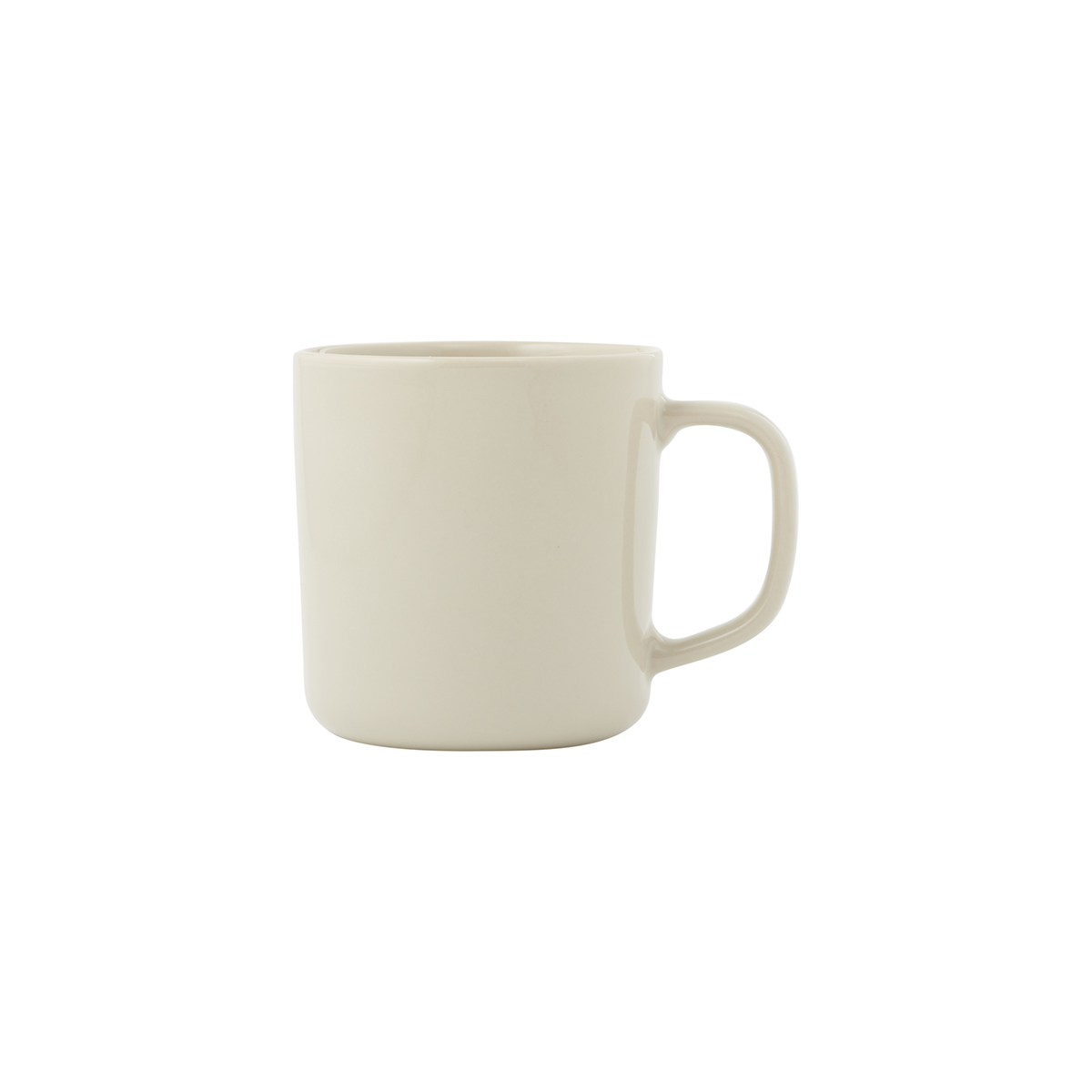 Image of Stainless Steel Ceramic Coated Mug - White (490 ml)