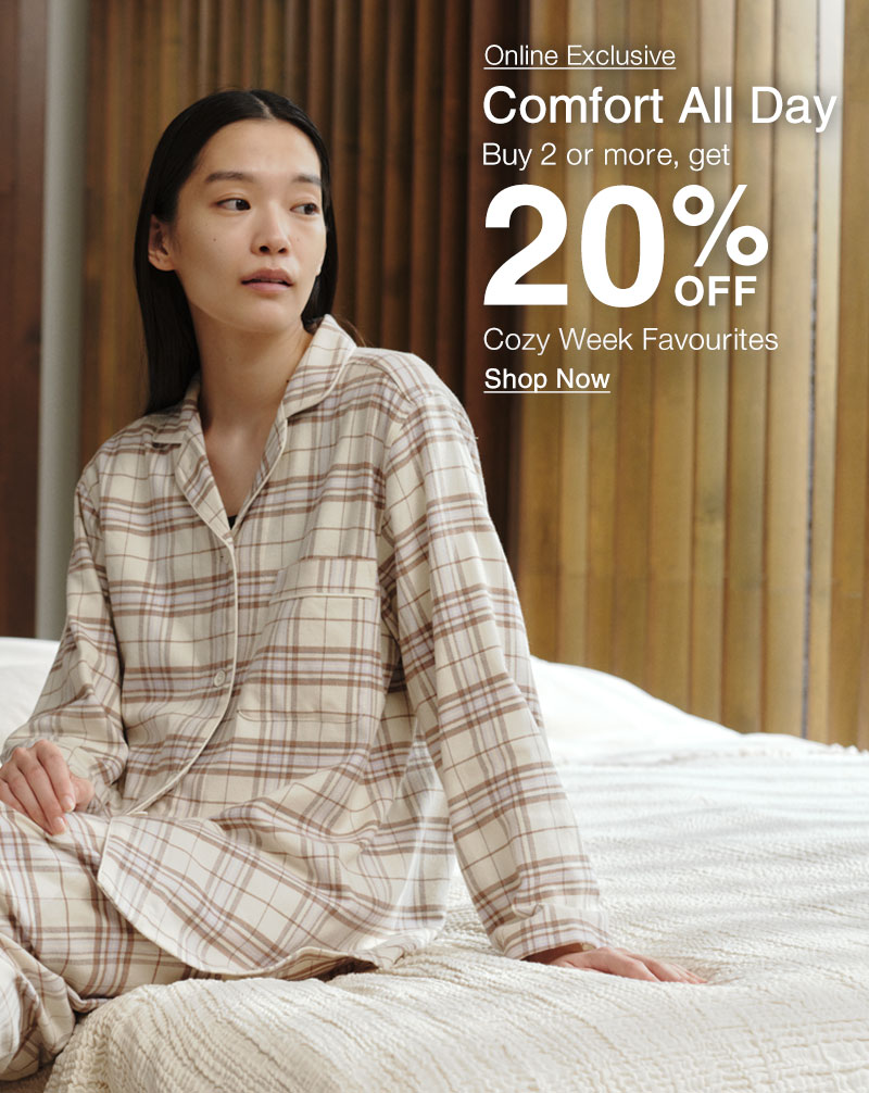 Shop 20% OFF Cozy Week Favourites