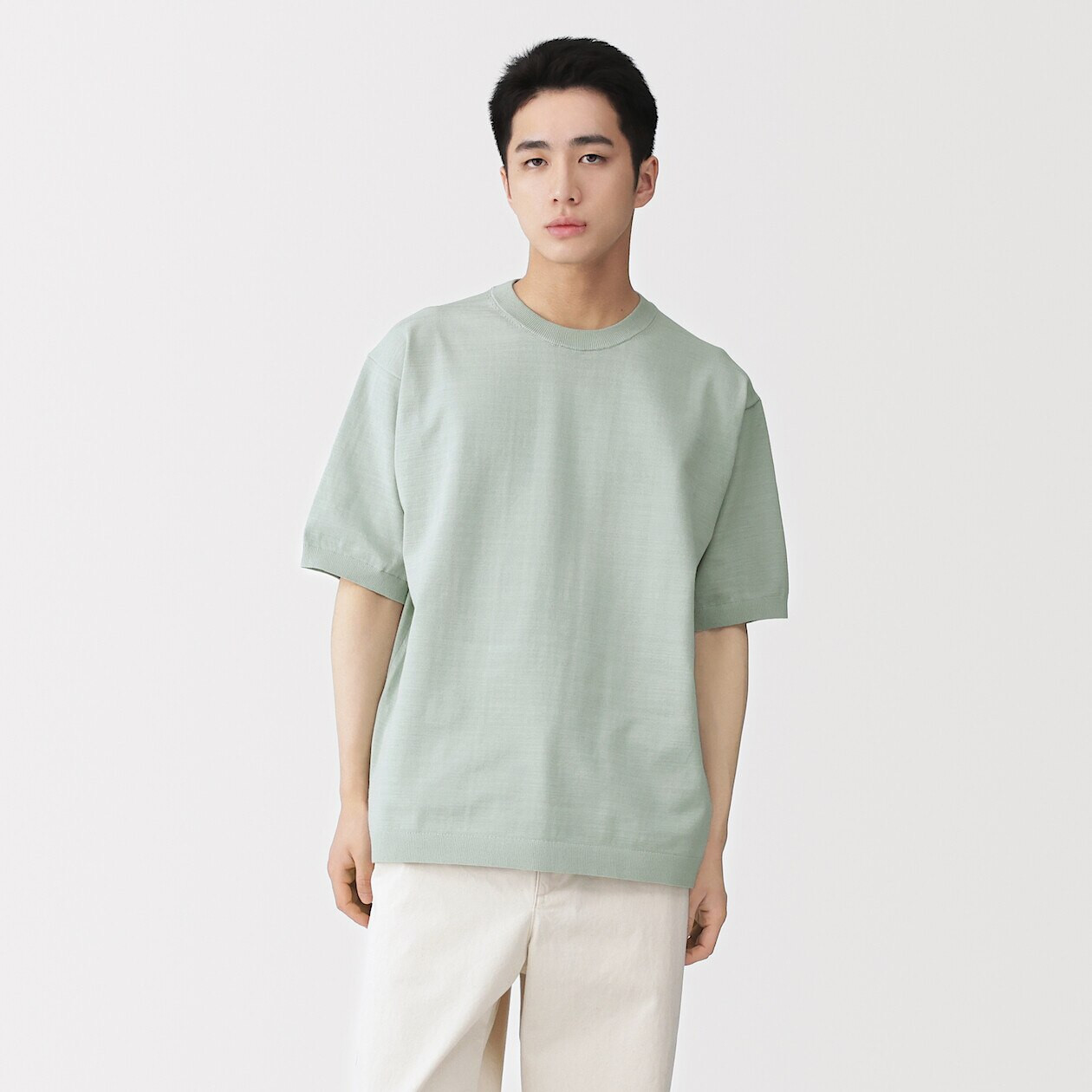 Image of Men's Quick Dry Knitted T-shirt