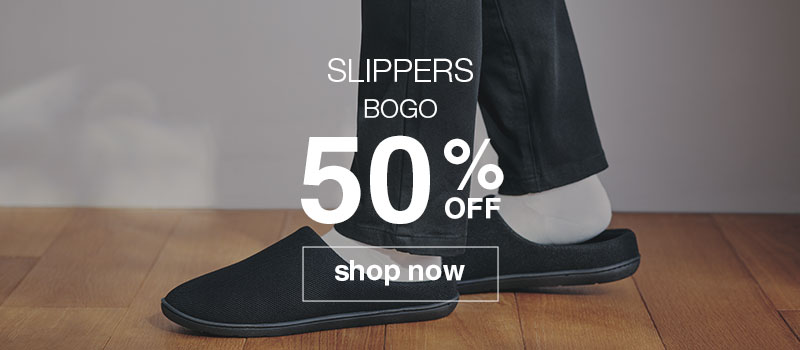 Shop BOGO 50% Off Slippers