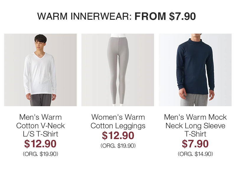 Shop Warm Innerwear From $7.90