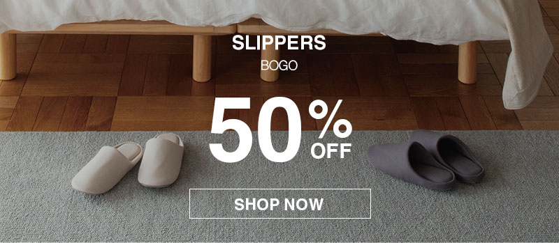 Shop BOGO 50% Off Slippers