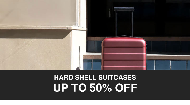 Shop Up To 50% Off Hard Shell Suitcases Online Only!