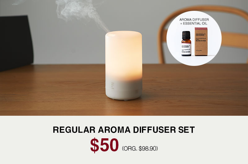 Shop Regular Aroma Diffuser With Essential Oil Set $50