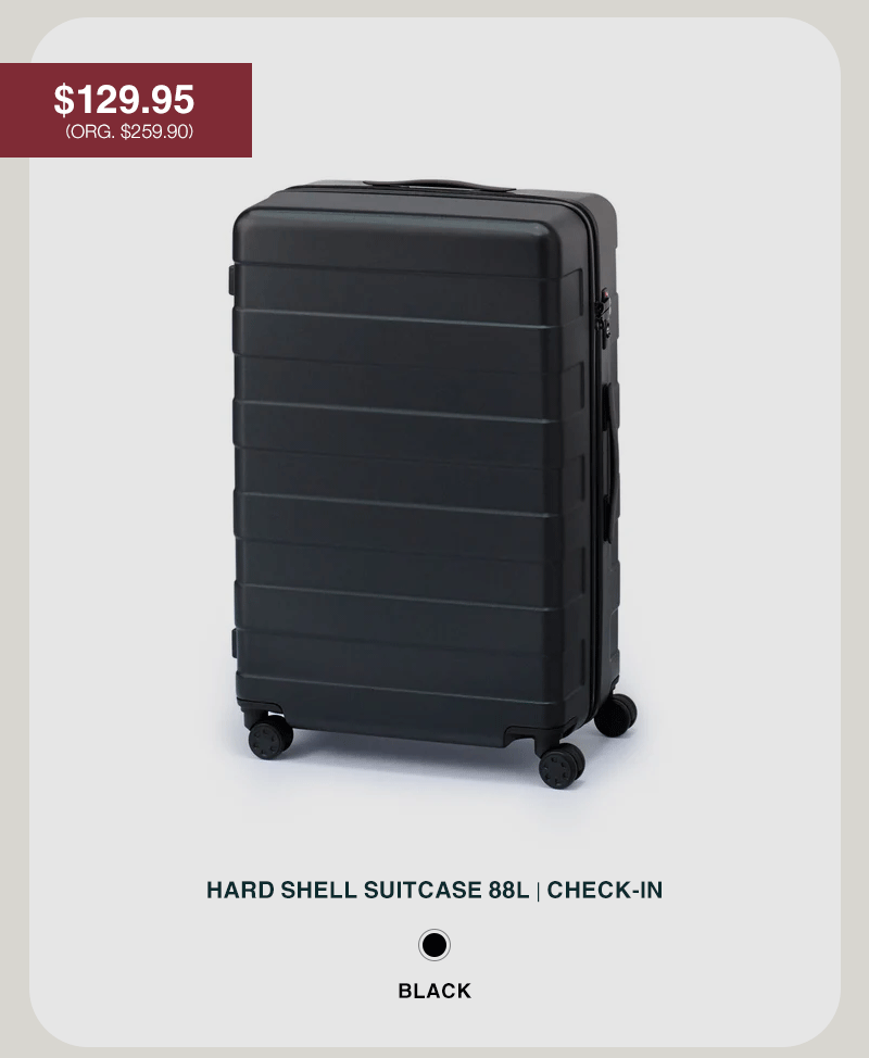 Shop Hard Shell Suitcase 88L | Check-In $129.95 Online Only!