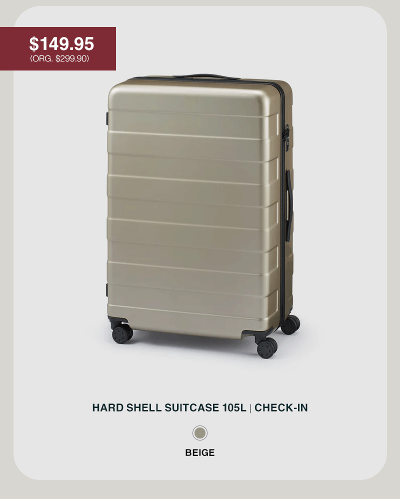 Shop Hard Shell Suitcase 105L | Check-In $149.95