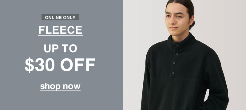 Shop Up to $30 Off Fleece Online Only!