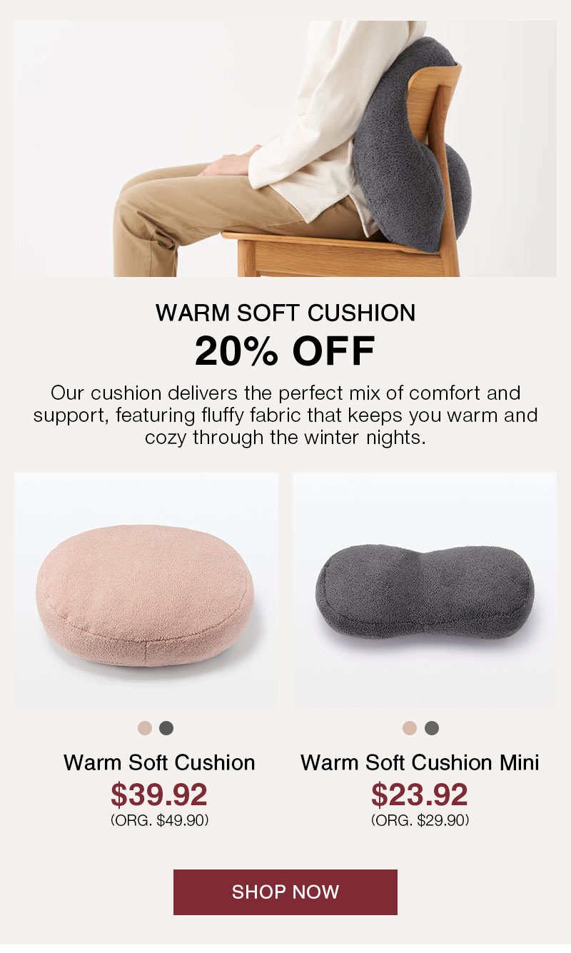 Shop Warm Soft Cushions 20% OFF