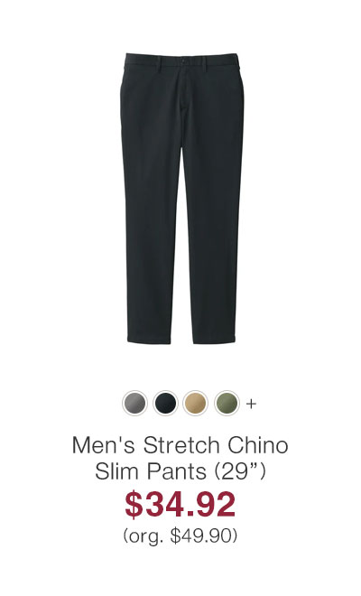 Shop Men's Stretch Chino Slim Pants (L29")