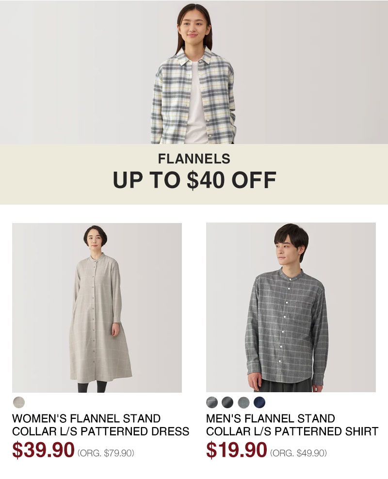 Shop Flannels Up to $40 Off