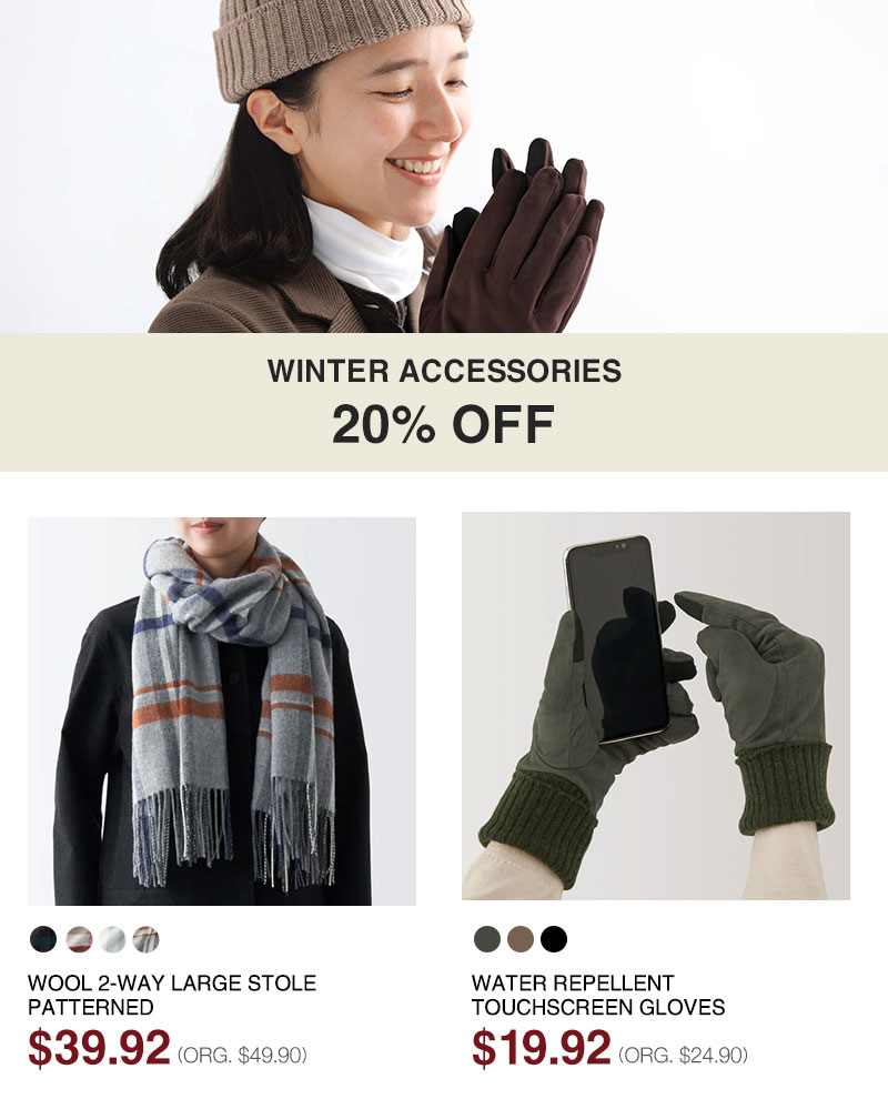 Shop 20% Off Winter Accessories