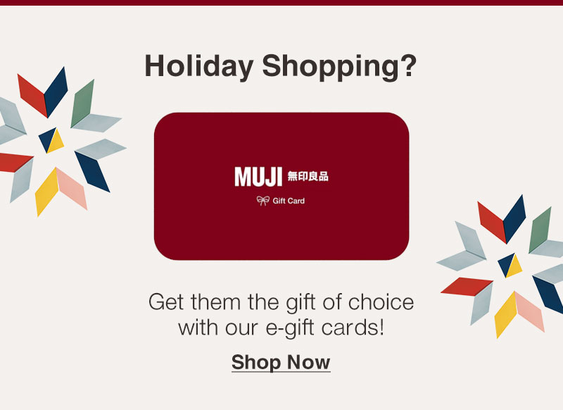 Shop MUJI Gift Card