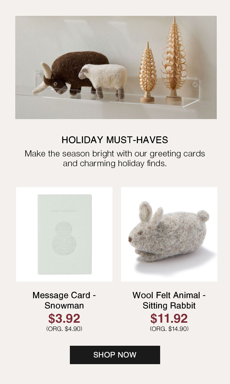 Shop 20% Off Holiday Must Haves