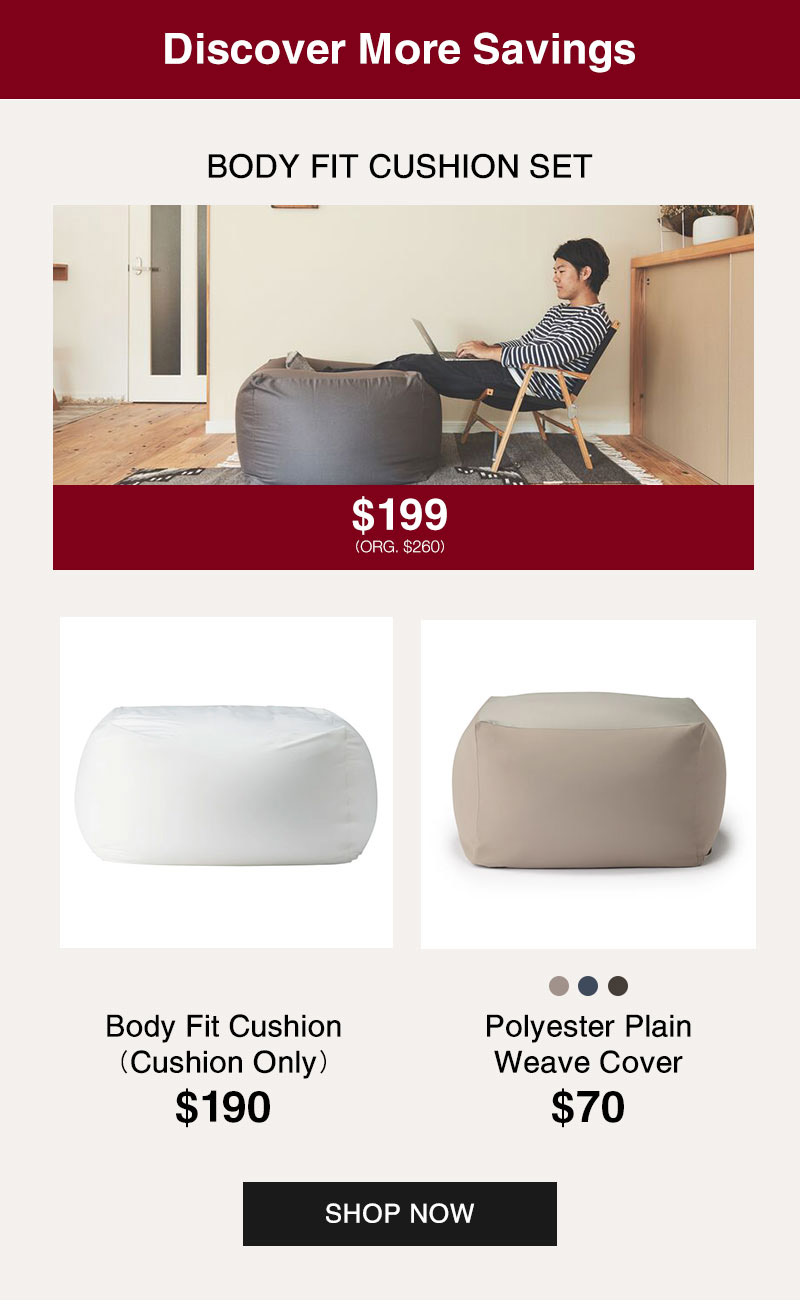 Shop $199 Body Fit Cushion