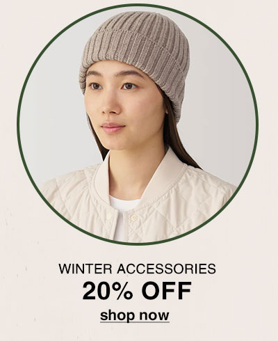 Shop Winter Accessories 20% Off