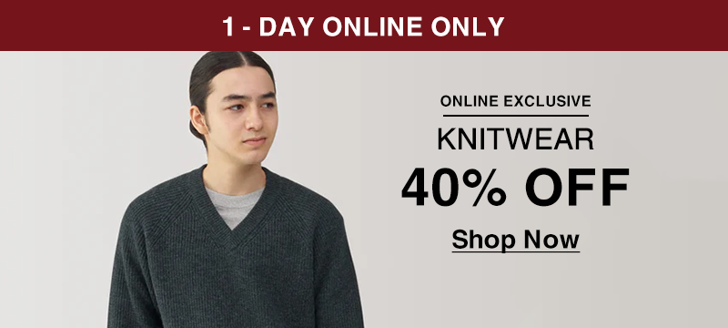 Shop 40% Off Knitwear Online Only Ending Tonight!