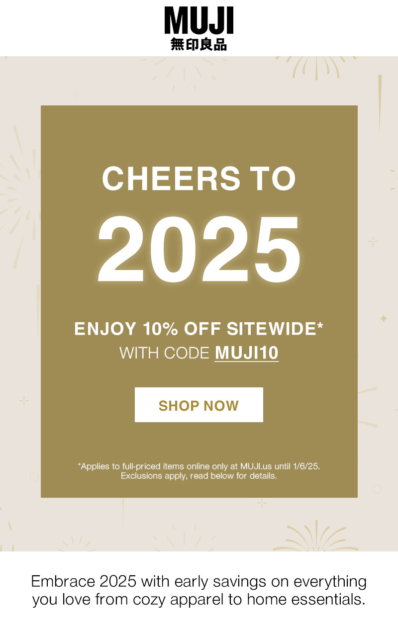 Shop 10% Off Sitewide With Code MUJI10